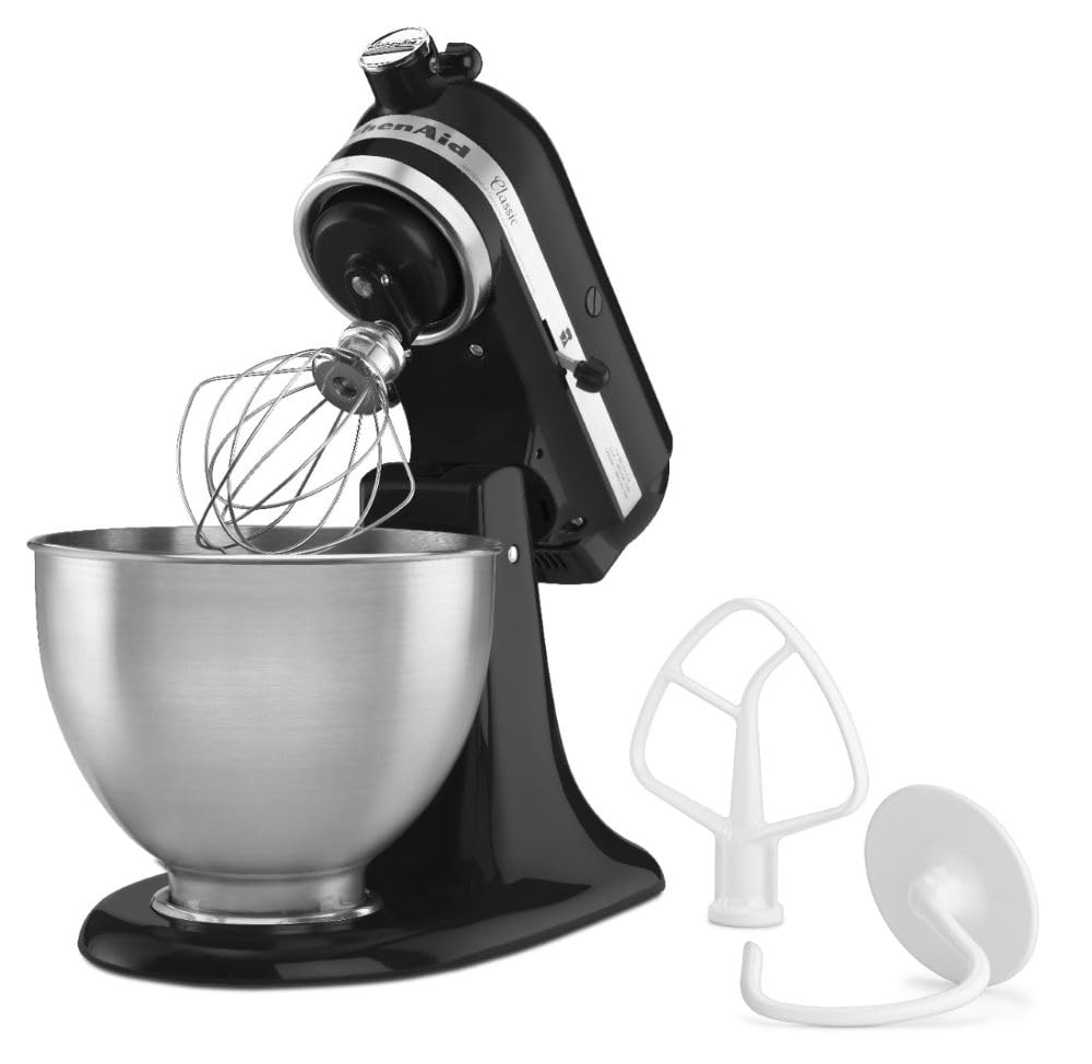 KitchenAid Classic Series K45SS Standmixer mit Kippkopf, 4,5 l, Onyx-Schwarz