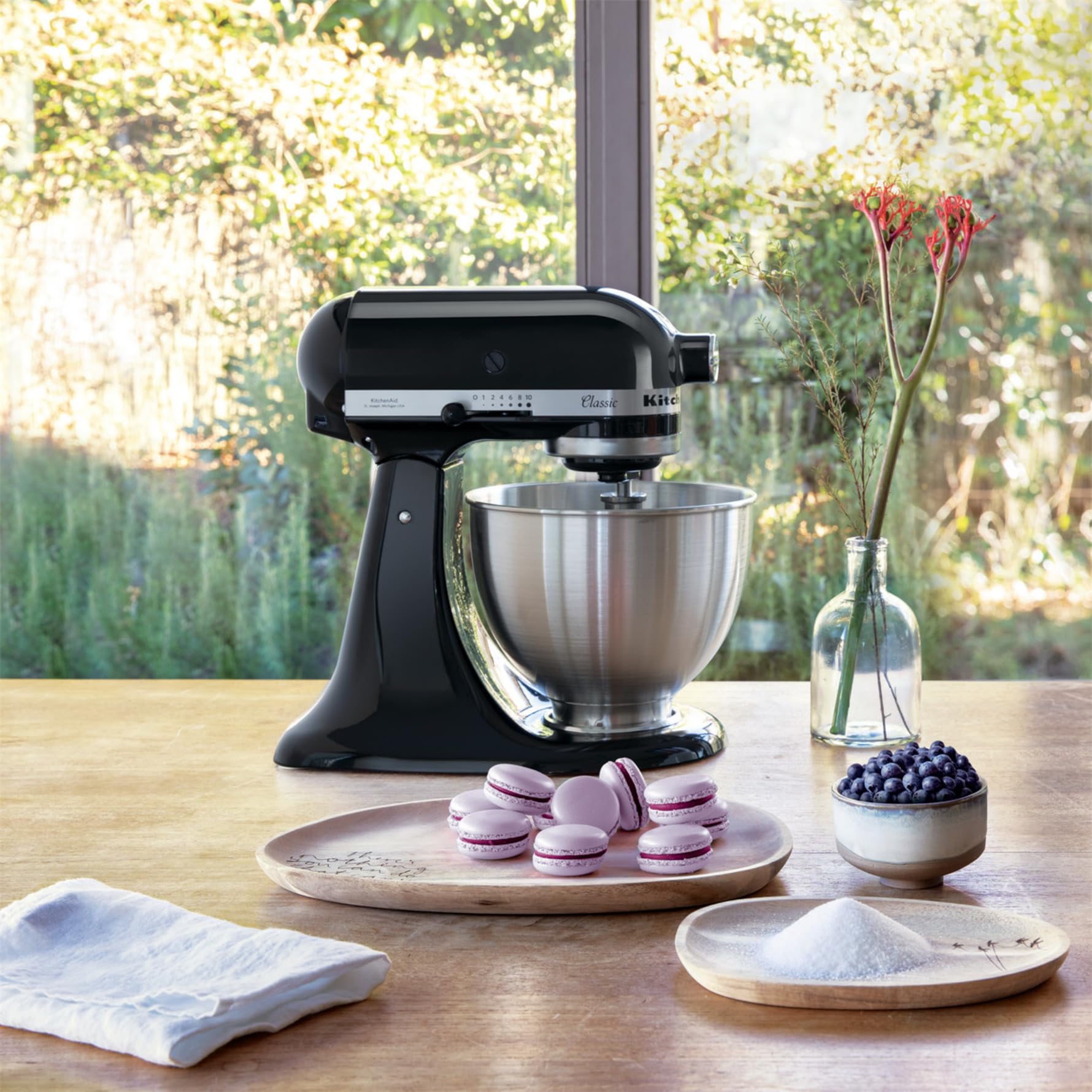 KitchenAid CLASSIC 4,3 L-Küchenmaschinen mit kippbarem Motorkopf, 4.3 L, schwarz